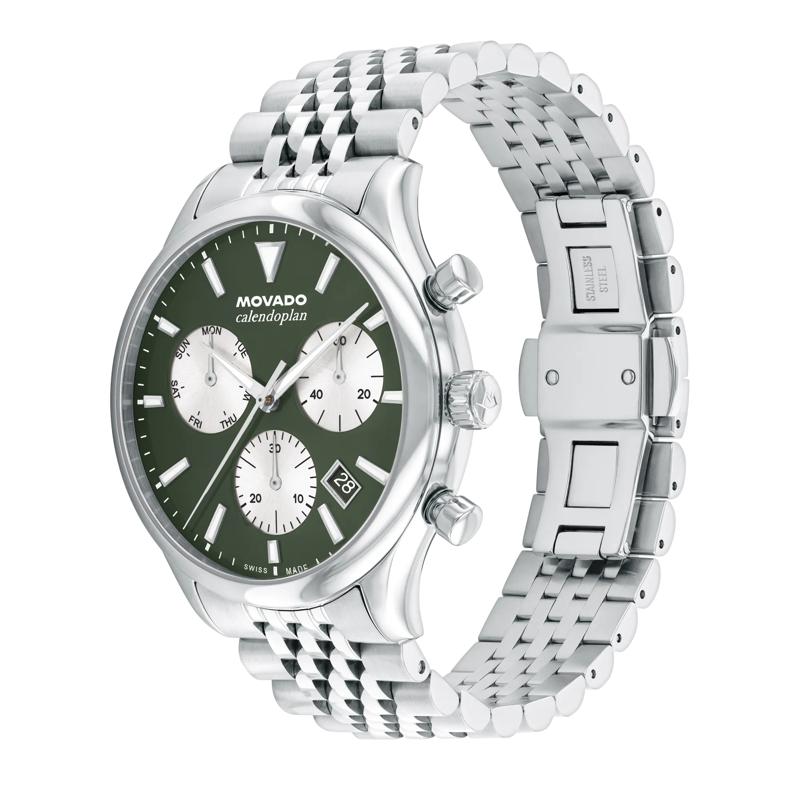 Men&rsquo;s Heritage Watch in Stainless Steel. – Image 2 of 3