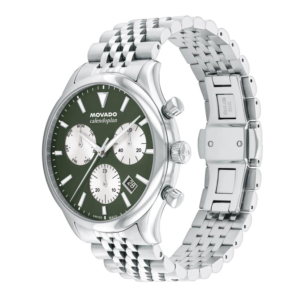 Men&rsquo;s Heritage Watch in Stainless Steel. – Image 2 of 3