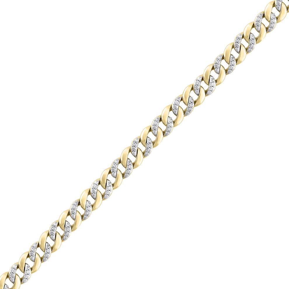 Lab Grown Diamond Solid Cuban Chain, 6.5MM, 22" (4 ct. tw.) – Image 2 of 3