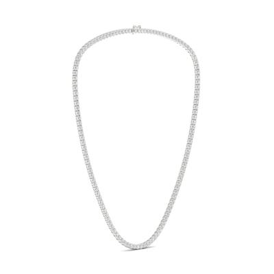 Lab Grown Diamond Tennis Necklace in 14K White Gold (11 1/2 ct. tw.)