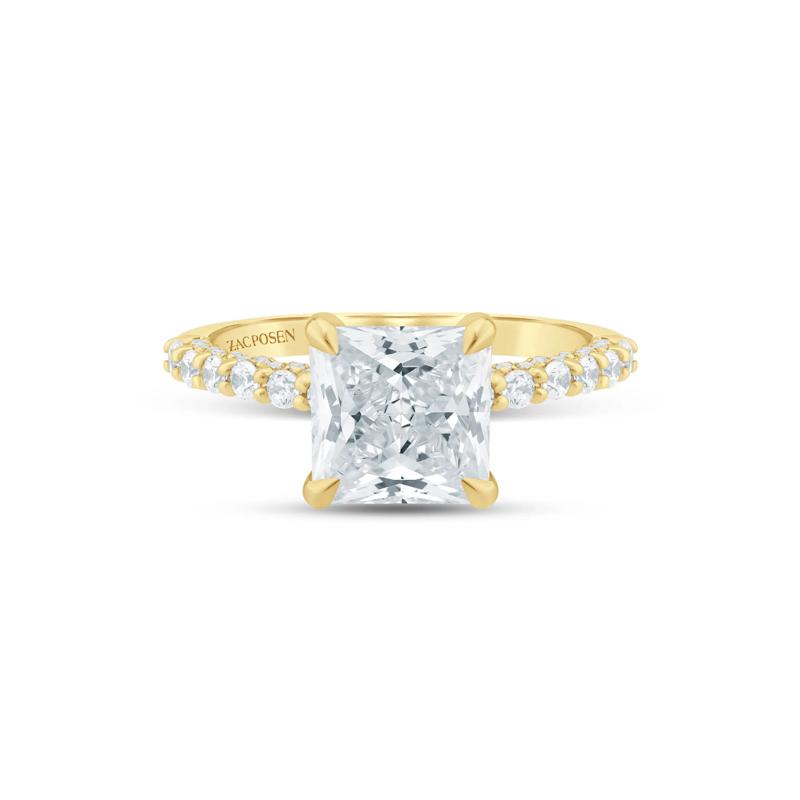 Sabrina Lab Grown Diamond Engagement Ring in 14K Yellow Gold &#40;3 3/4 ct. tw.&#41; – Image 1 of 3