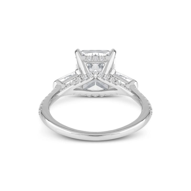 Lab Grown Diamond June Radiant-Cut Engagement Ring in 14K White Gold &#40;3 5/8 ct. tw.&#41; – Image 4 of 4