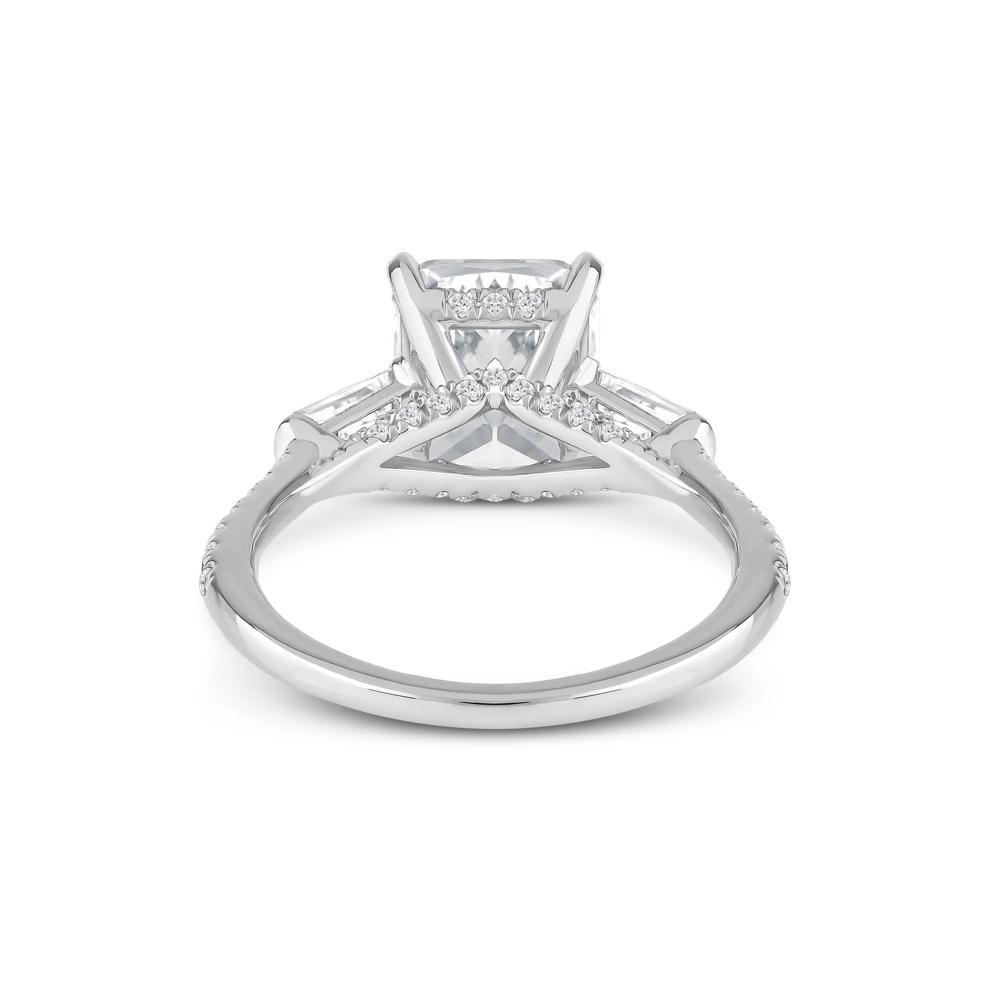 Lab Grown Diamond June Radiant-Cut Engagement Ring in 14K White Gold (3 5/8 ct. tw.) – Image 4 of 4