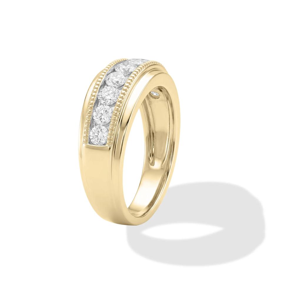 Men's Diamond Band in 10K Yellow Gold (1 ct. tw.) – Image 3 of 4