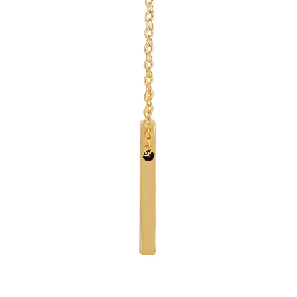 Polished Bar Pendant in 14K Yellow Gold – Image 2 of 3