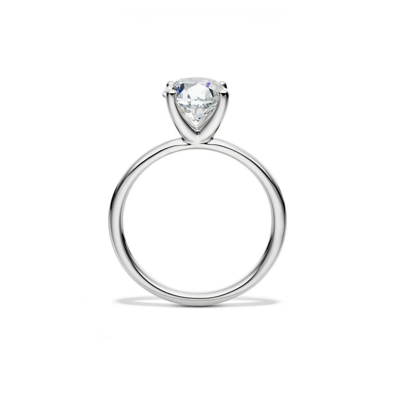 Diamond Round Brilliant Cut Solitaire Engagement Ring in 14K White Gold (2 ct.) – Image 2 of 5