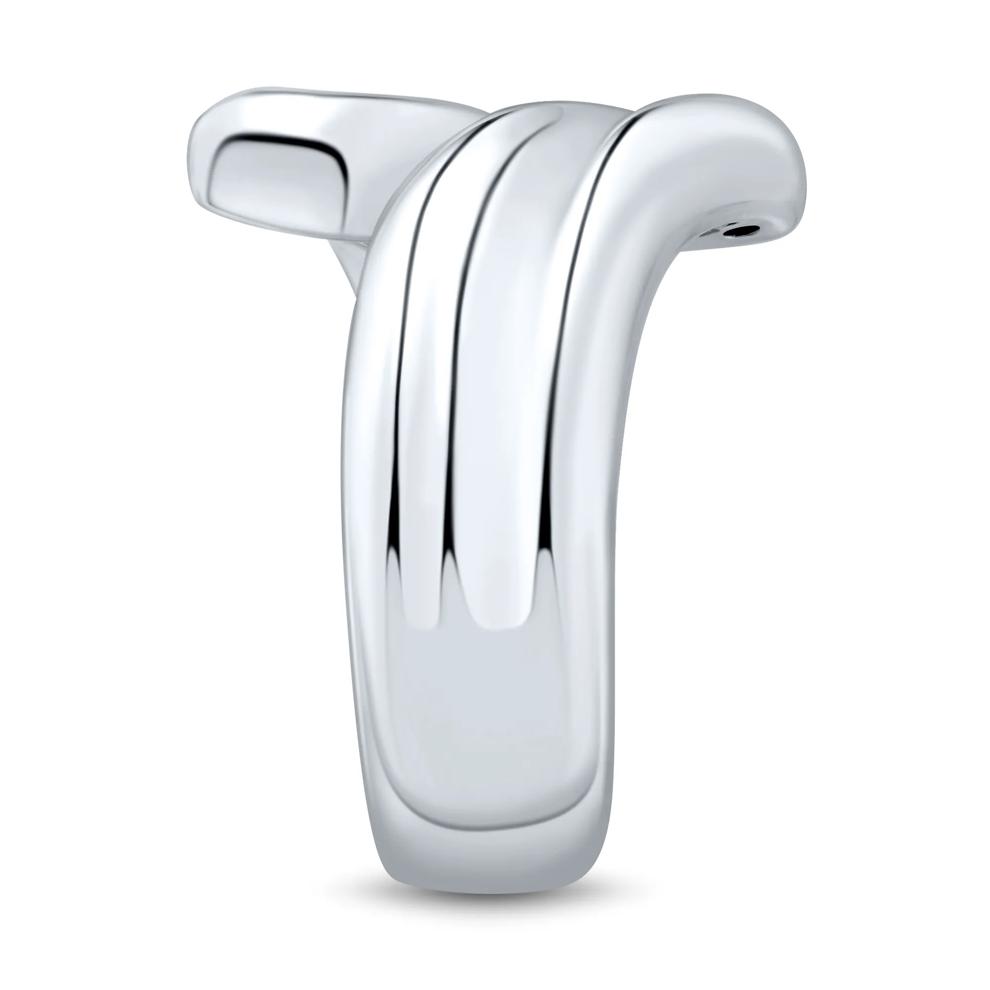 Concave Bypass Ring in Sterling Silver – Image 3 of 3