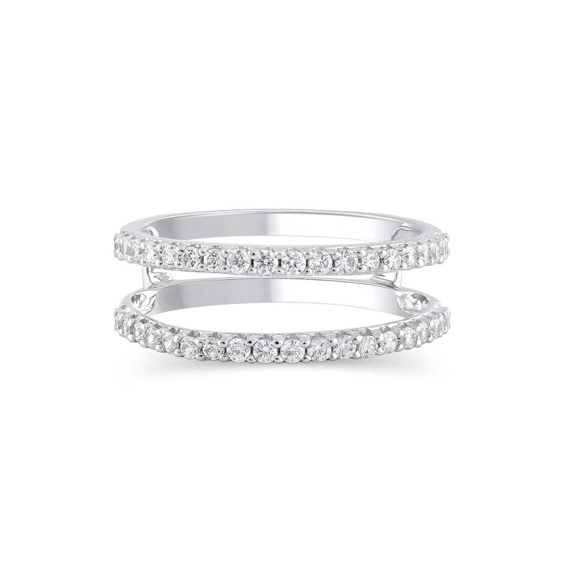 Diamond Ring Insert in 14K White Gold &#40;1/2 ct. tw.&#41; – Image 1 of 3
