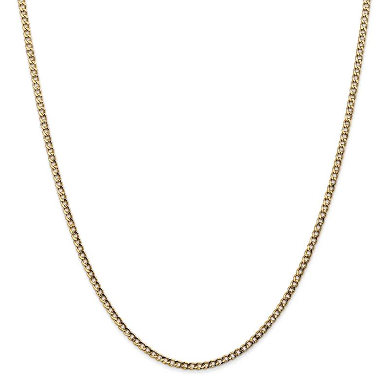 Curb Link Chain in 14K Yellow Gold, 20&quot; – Image 1 of 1