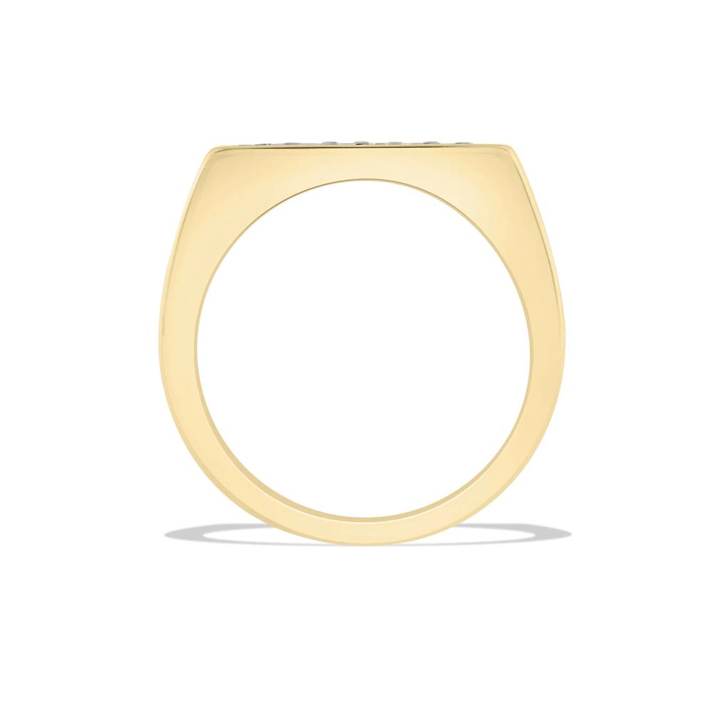 Men's Lab Grown Diamond Band in 10K Yellow Gold (1 ct. tw.) – Image 2 of 4