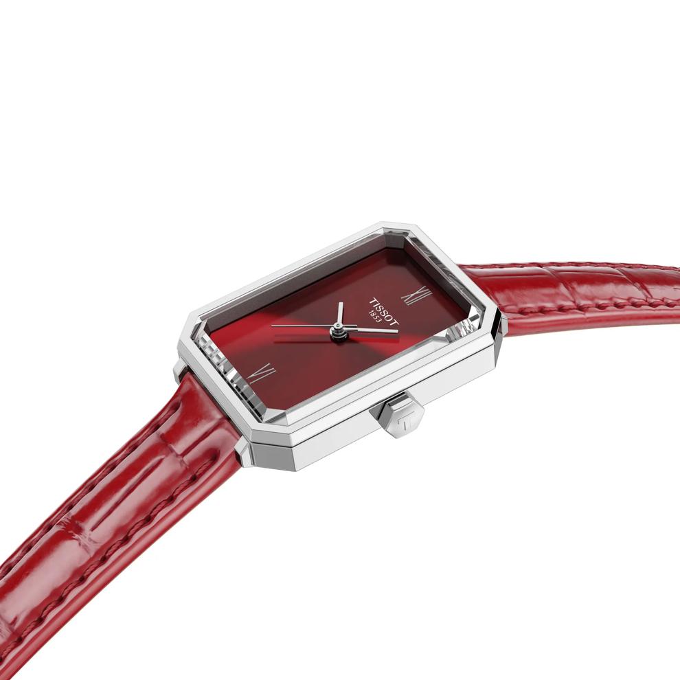 Ladies' SRV Watch in Red Leather – Image 2 of 5