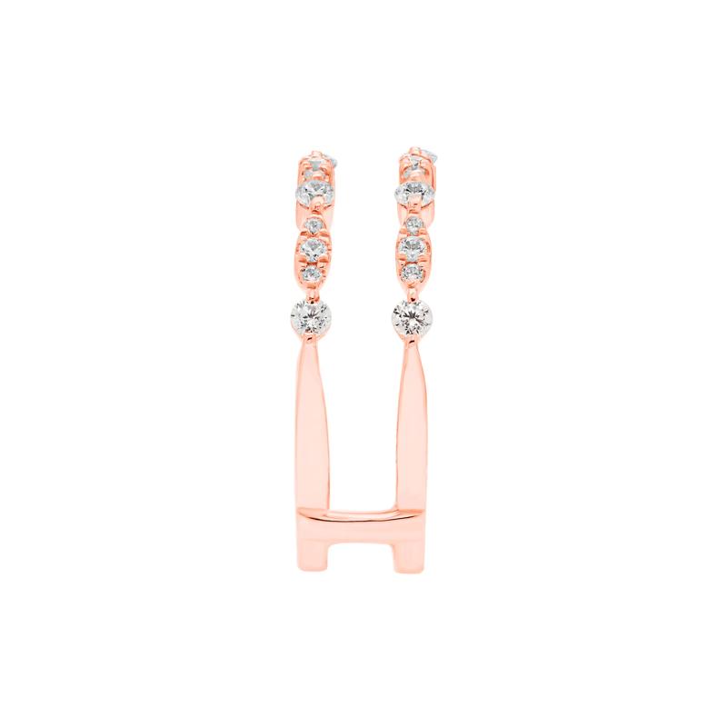 Diamond Ring Insert in 10K Rose Gold &#40;1/2 ct. tw.&#41; – Image 3 of 3