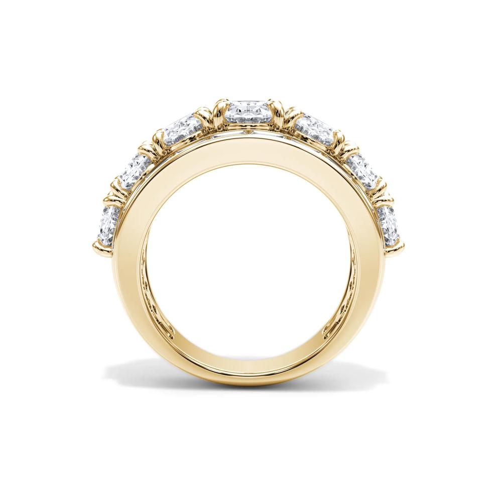 Lab Grown Diamond Multi-Row Anniversary Band in 14K Yellow Gold (6 ct. tw.) – Image 2 of 4