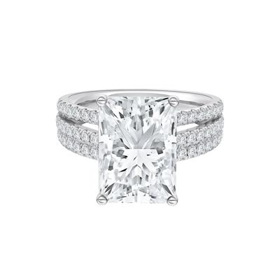 Lab Grown Diamond Engagement Ring in 14K White Gold (5 1/2 ct. tw.)