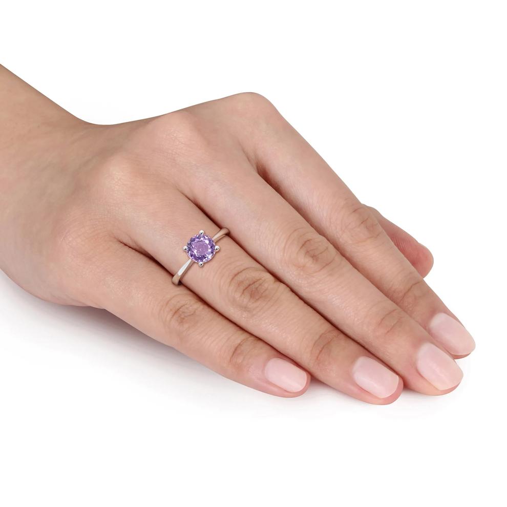 Amethyst Ring in Sterling Silver – Image 6 of 7