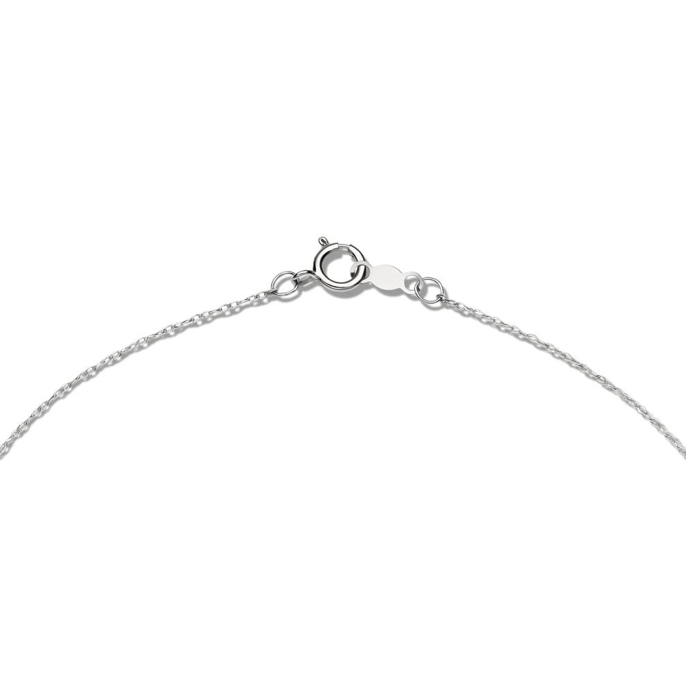 Lab Grown Diamond  Princess-Cut Solitaire Pendant – Image 3 of 4