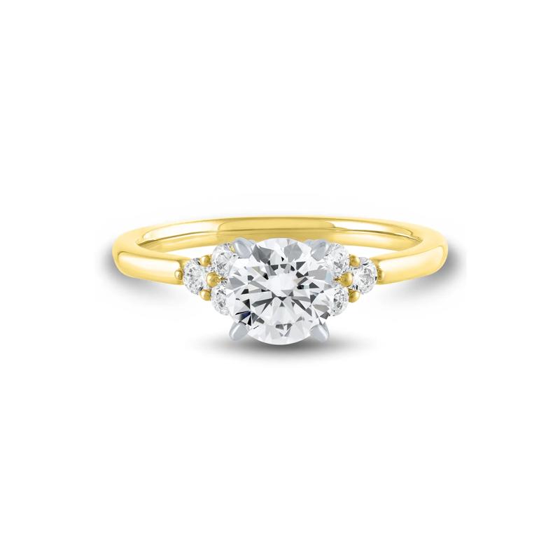 Lab Grown Diamond Semi-Mount in 14K Yellow Gold &#40;1/4 ct. tw.&#41; &#40;Setting Only&#41; – Image 1 of 6