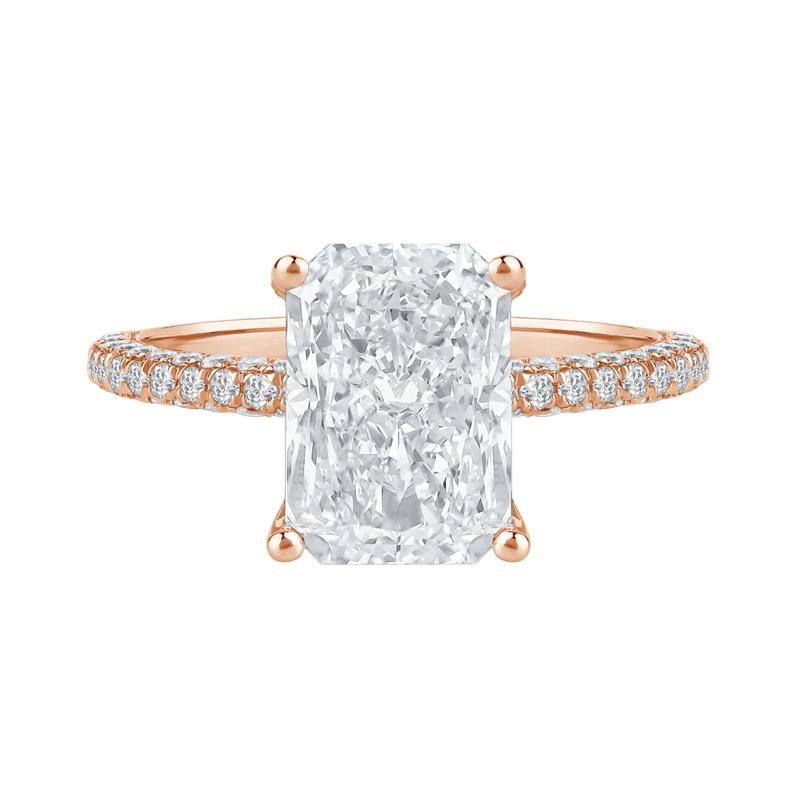 Isla Lab Grown Diamond Engagement Ring in 14K Rose Gold &#40;3 5/8 ct. tw.&#41; – Image 1 of 4