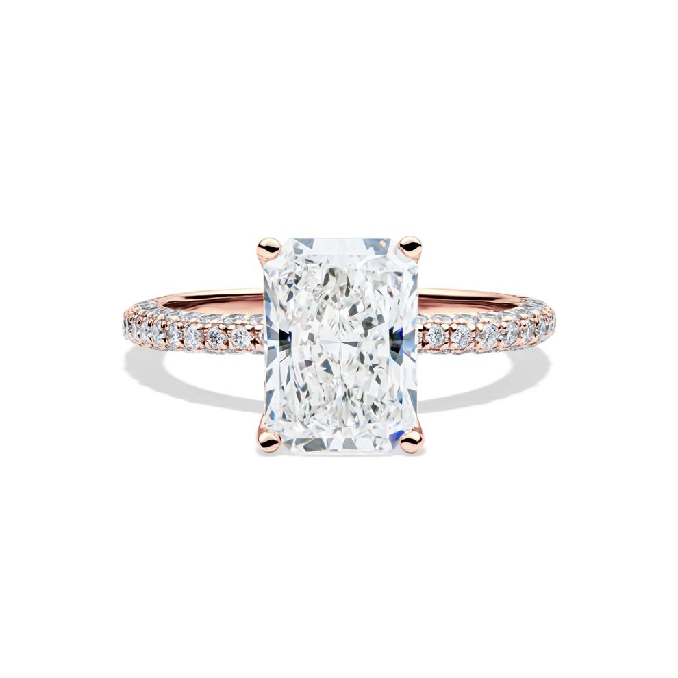 Isla Lab Grown Diamond Engagement Ring in 14K Rose Gold (3 5/8 ct. tw.) – Image 1 of 4