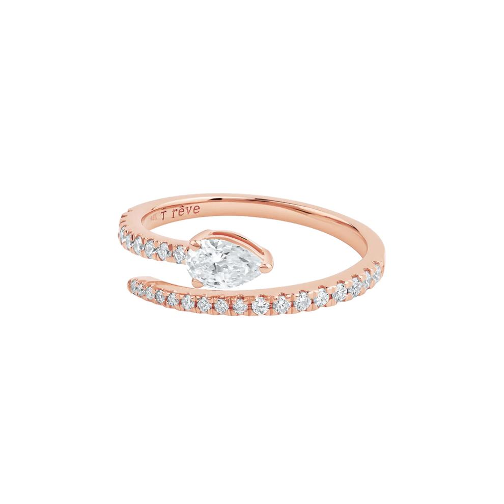 Kiki Lab Grown Diamond Wrap Wedding Band in 14K Rose Gold (5/8 ct. tw.)  – Image 1 of 4