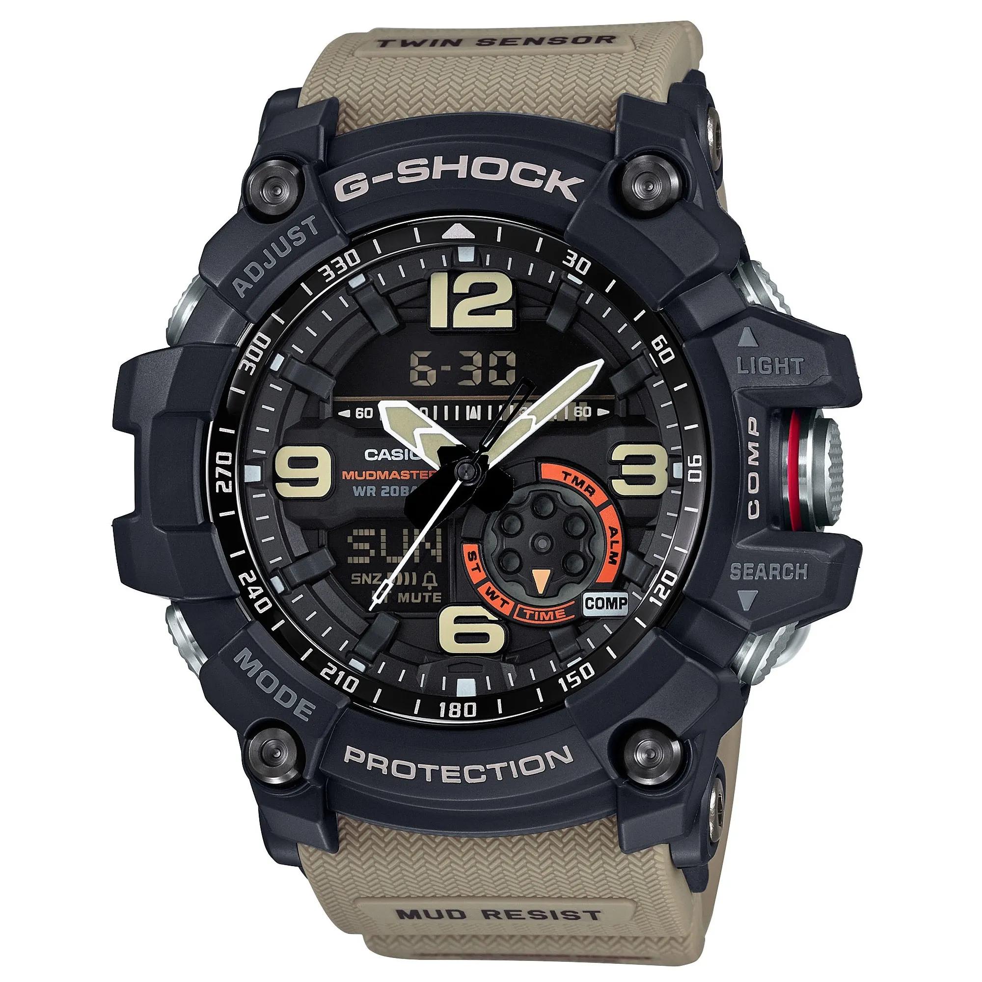CASIO G-SHOCK MUDMASTER ブラック 防塵　腕時計 image-mens-mudmaster-watch-in-