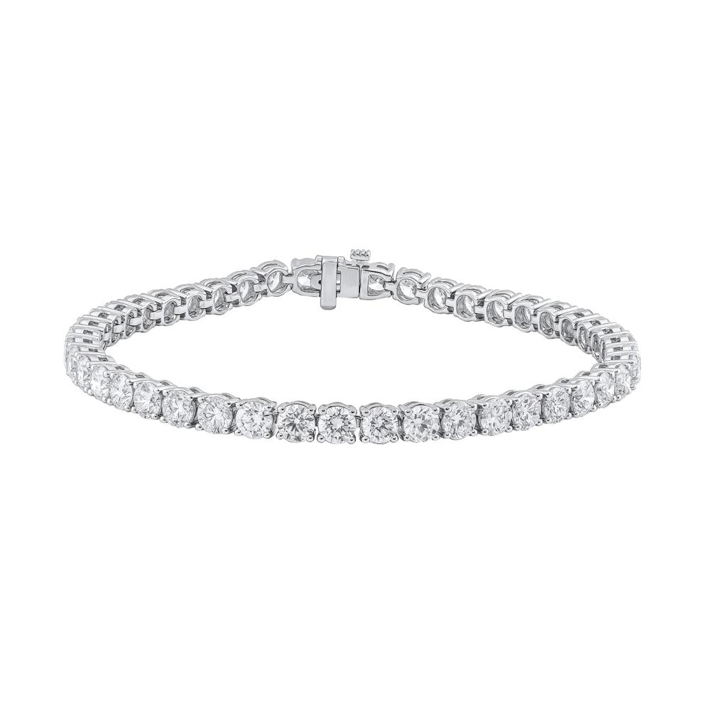 Lab Grown Diamond Tennis Bracelet in 14K White Gold (18 ct. tw.) – Image 1 of 1