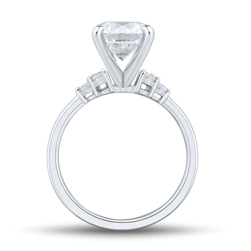 Lab Grown Diamond Semi-Mount Engagement Ring in 14K White Gold &#40;1/4 ct. tw.&#41; &#40;Setting Only&#41; – Image 5 of 6