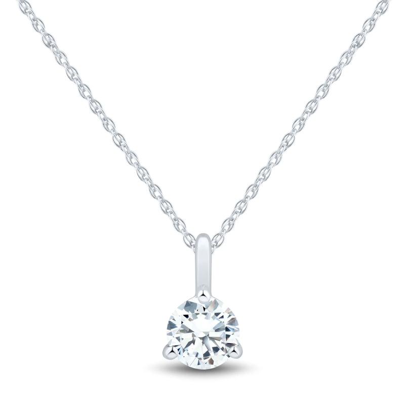 Lab Grown Diamond Pendant and Earring Box Set in 10K White Gold &#40;1 ct. tw.&#41; – Image 2 of 6