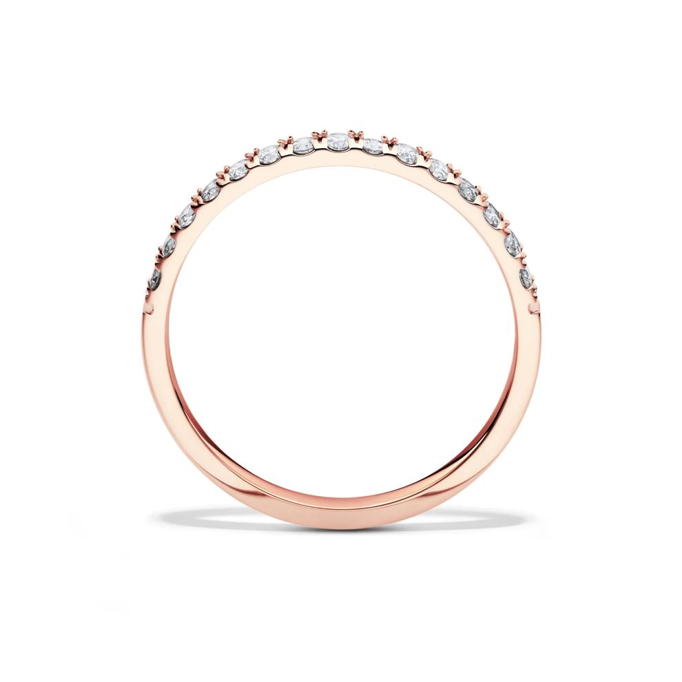 Diamond Anniversary Band in 14K Rose Gold (1/4 ct. tw.) – Image 2 of 4