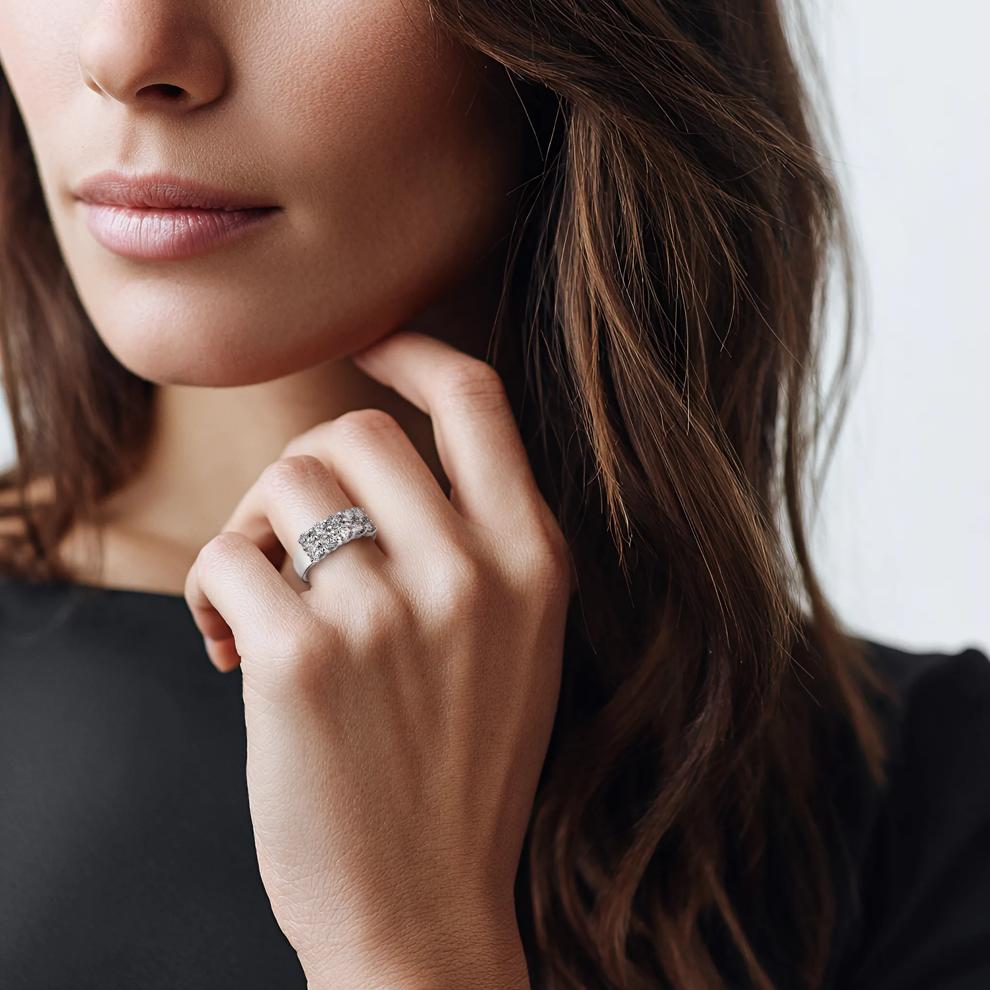 2 ct. tw. Diamond Anniversary Band in 14K White Gold – Image 5 of 5