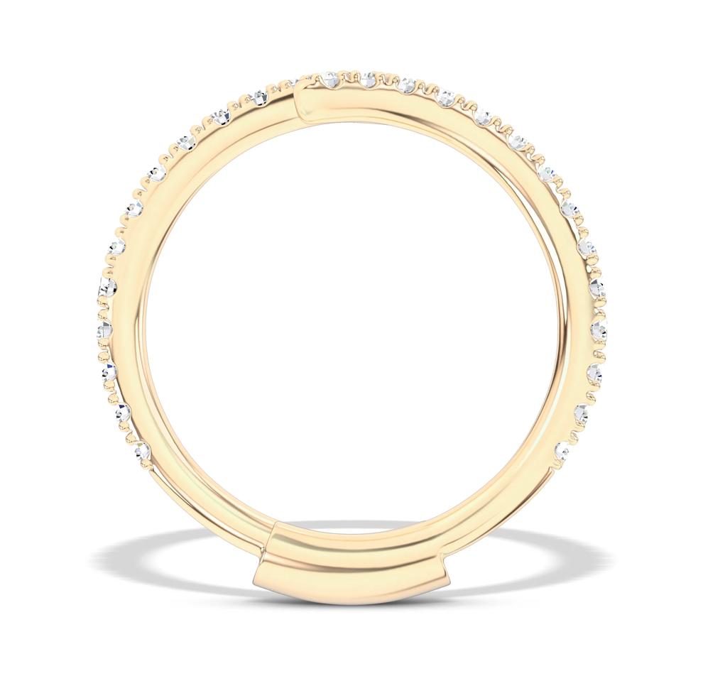 Lab Grown Diamond Bypass Insert in 14K Yellow Gold (1/2 ct. tw.) – Image 2 of 4