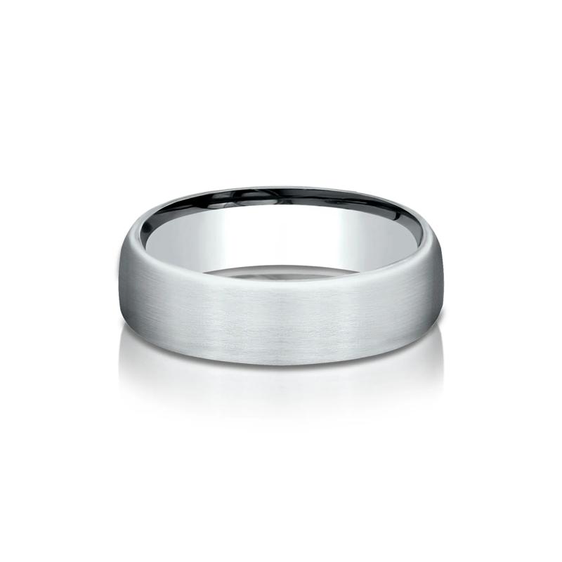 Wedding Band in 14K White Gold, 6.5MM – Image 1 of 3