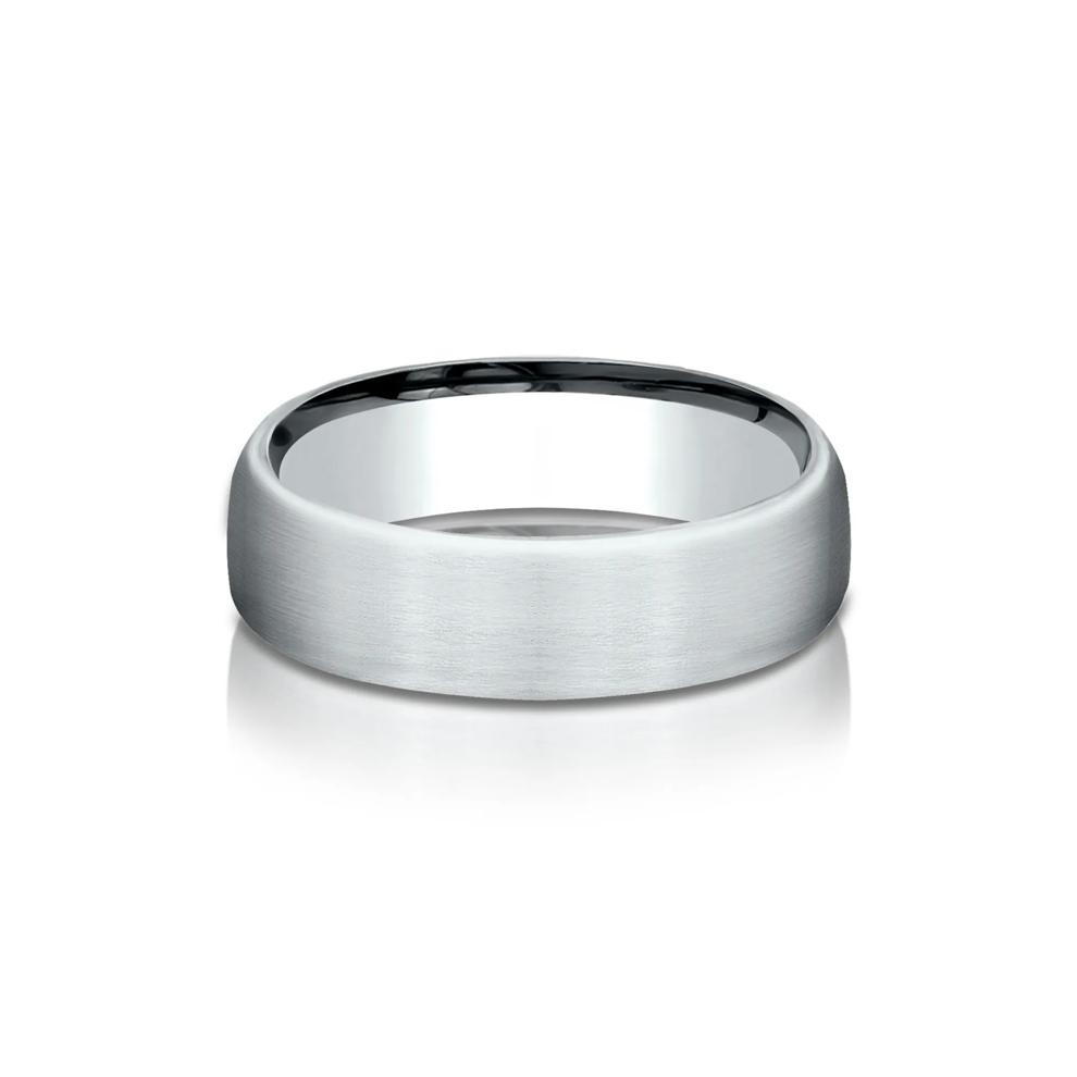 Wedding Band in 14K White Gold, 6.5MM – Image 1 of 3