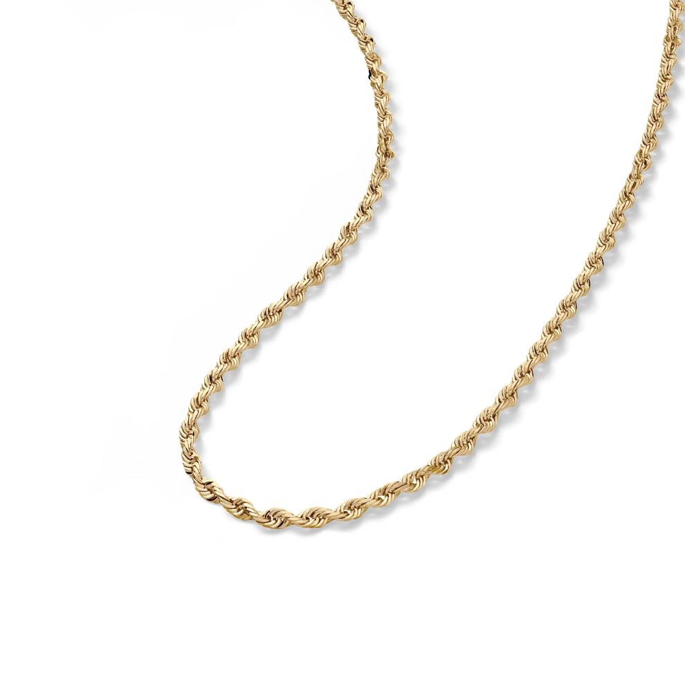 Solid Rope Chain in 14K Yellow Gold, 20" – Image 4 of 5