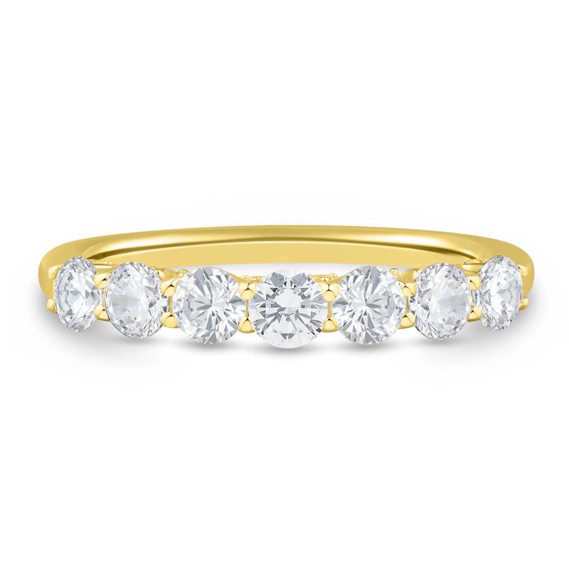 Lab Grown Diamond Seven-Stone Band in 14K Yellow Gold &#40;1 ct. tw.&#41;  – Image 6 of 6
