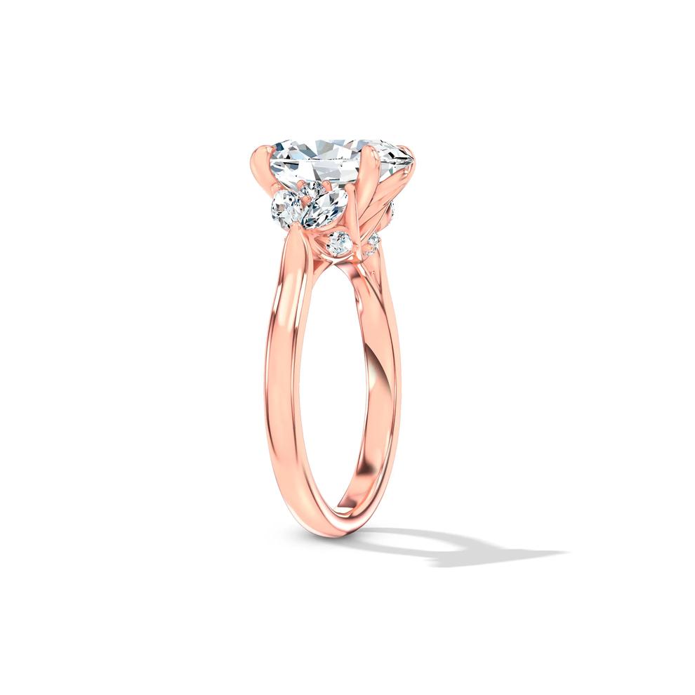 Lab Grown Diamond Oval Engagement Ring in 14K Rose Gold (3 3/8 ct. tw.) – Image 3 of 4