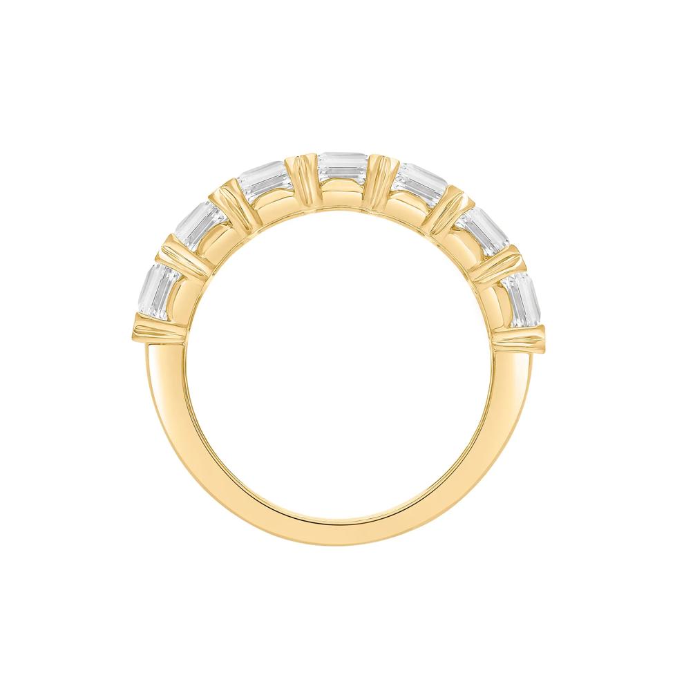 Lab Grown Diamond Radiant Anniversary Band in 14K Yellow Gold (5 ct. tw.) – Image 2 of 4
