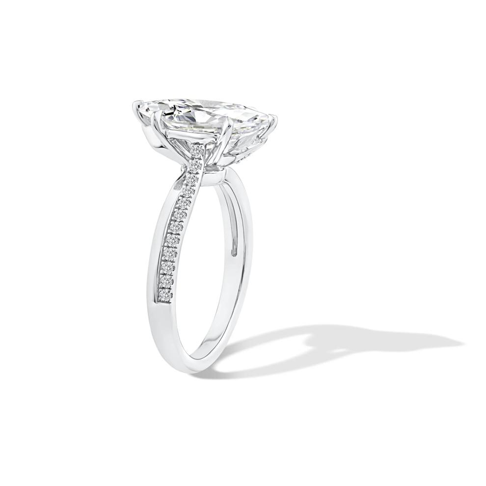 Lab Grown Diamond Marquise Engagement Ring in Platinum (2 3/4 ct. tw.) – Image 3 of 4