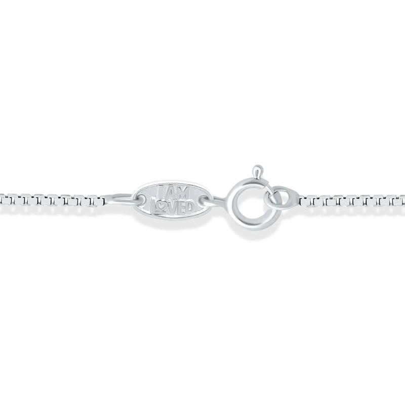 Diamond Pickleball Pendant in Sterling Silver – Image 4 of 4