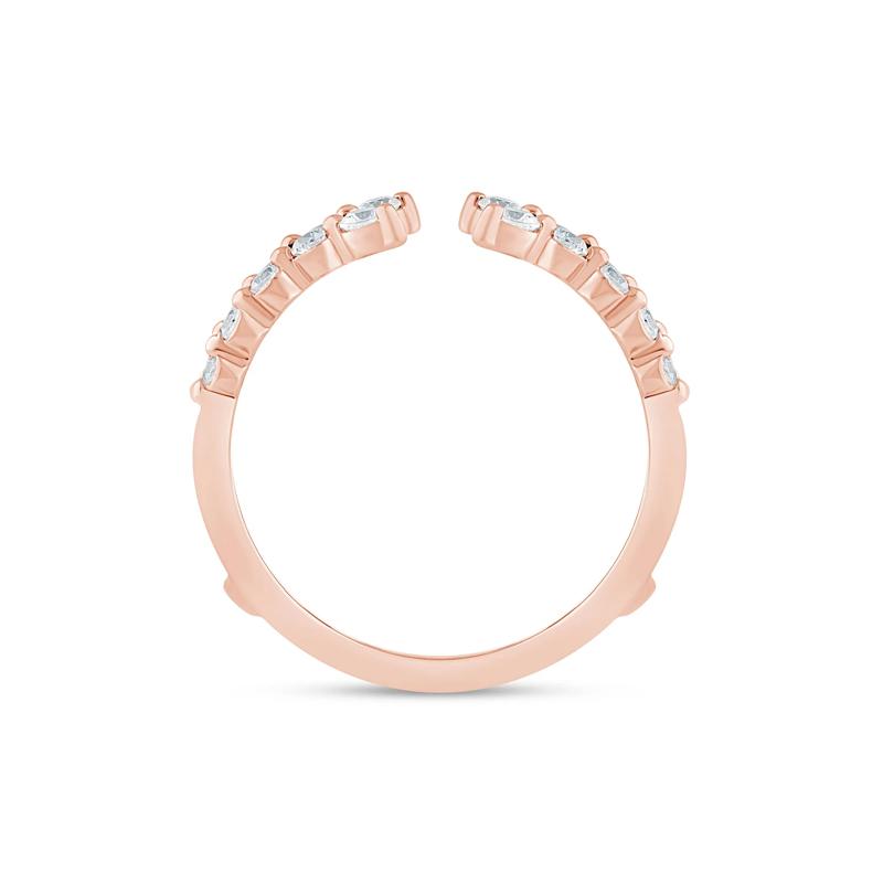Lab Grown Diamond Open RIng Insert in 14K Rose Gold &#40;3/8 ct. tw.&#41; – Image 2 of 3