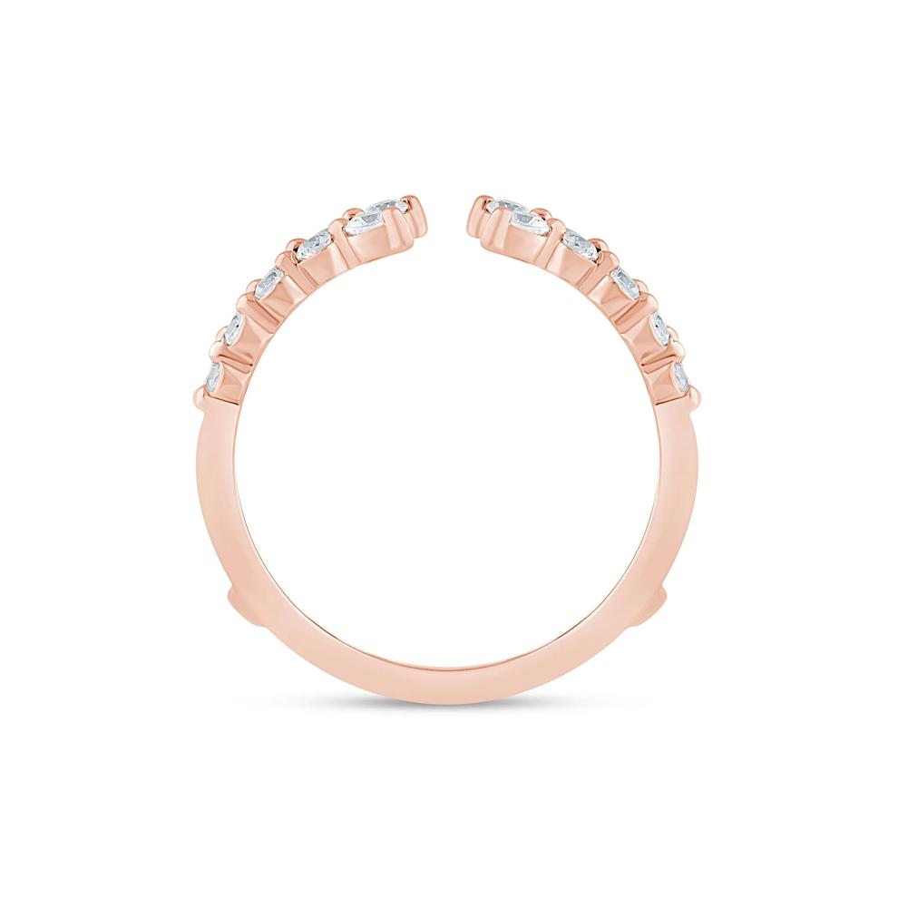 Lab Grown Diamond Open RIng Insert in 14K Rose Gold (3/8 ct. tw.) – Image 2 of 3