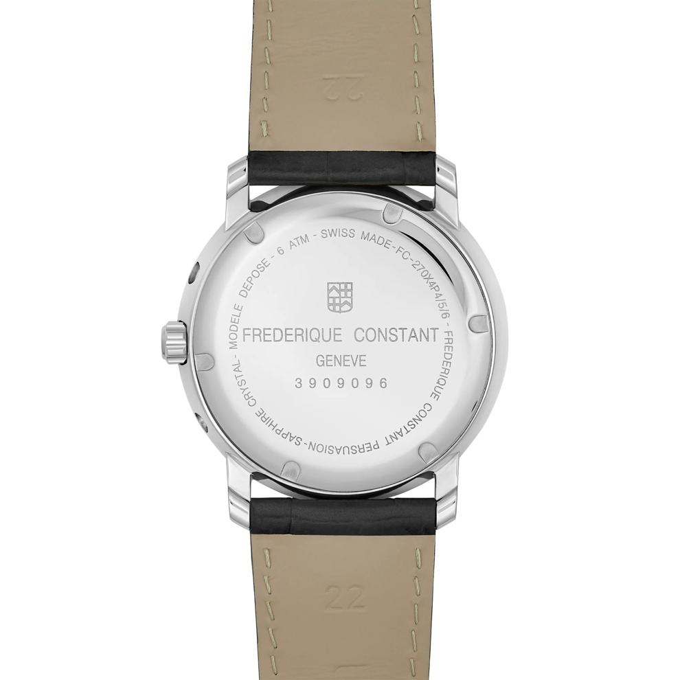 Men's Classics Index Business Timer Watch in Black Leather – Image 3 of 3