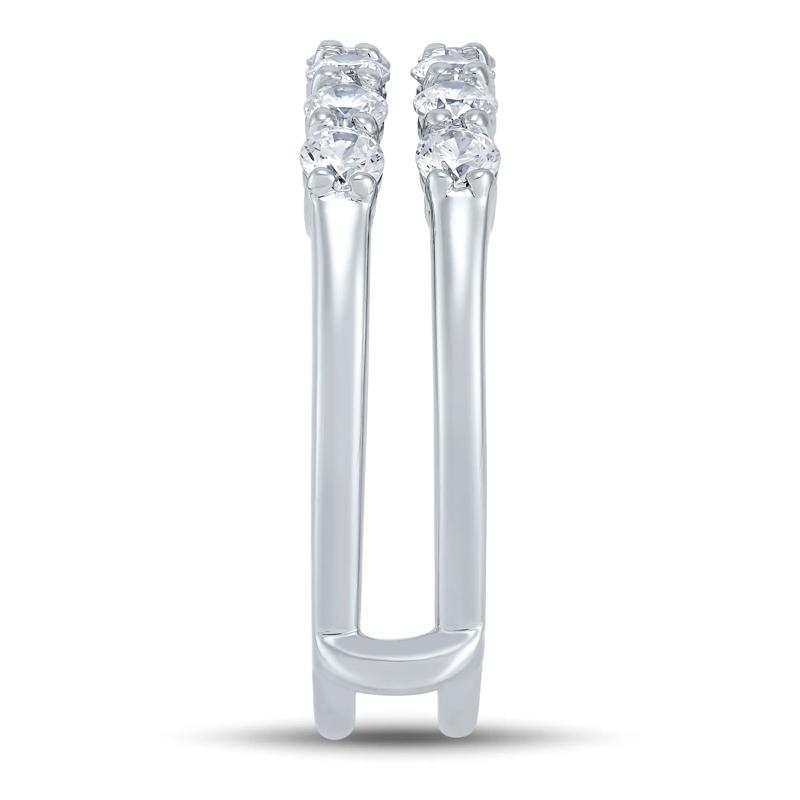 Lab Grown Diamond Ring Enhancer in 14K White Gold &#40;1 ct. tw.&#41; – Image 2 of 3