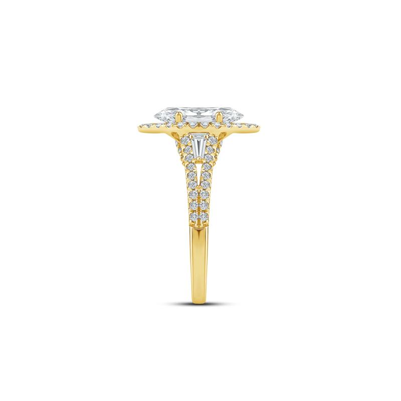 Maya Lab Grown Diamond Engagement Ring in 18K Yellow Gold &#40;2 3/4 ct. tw.&#41;  – Image 3 of 4