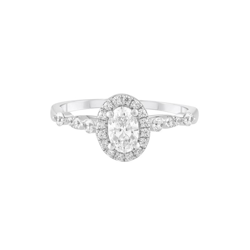 Diamond Engagement Ring in Platinum &#40;3/4 ct. tw.&#41; – Image 1 of 3