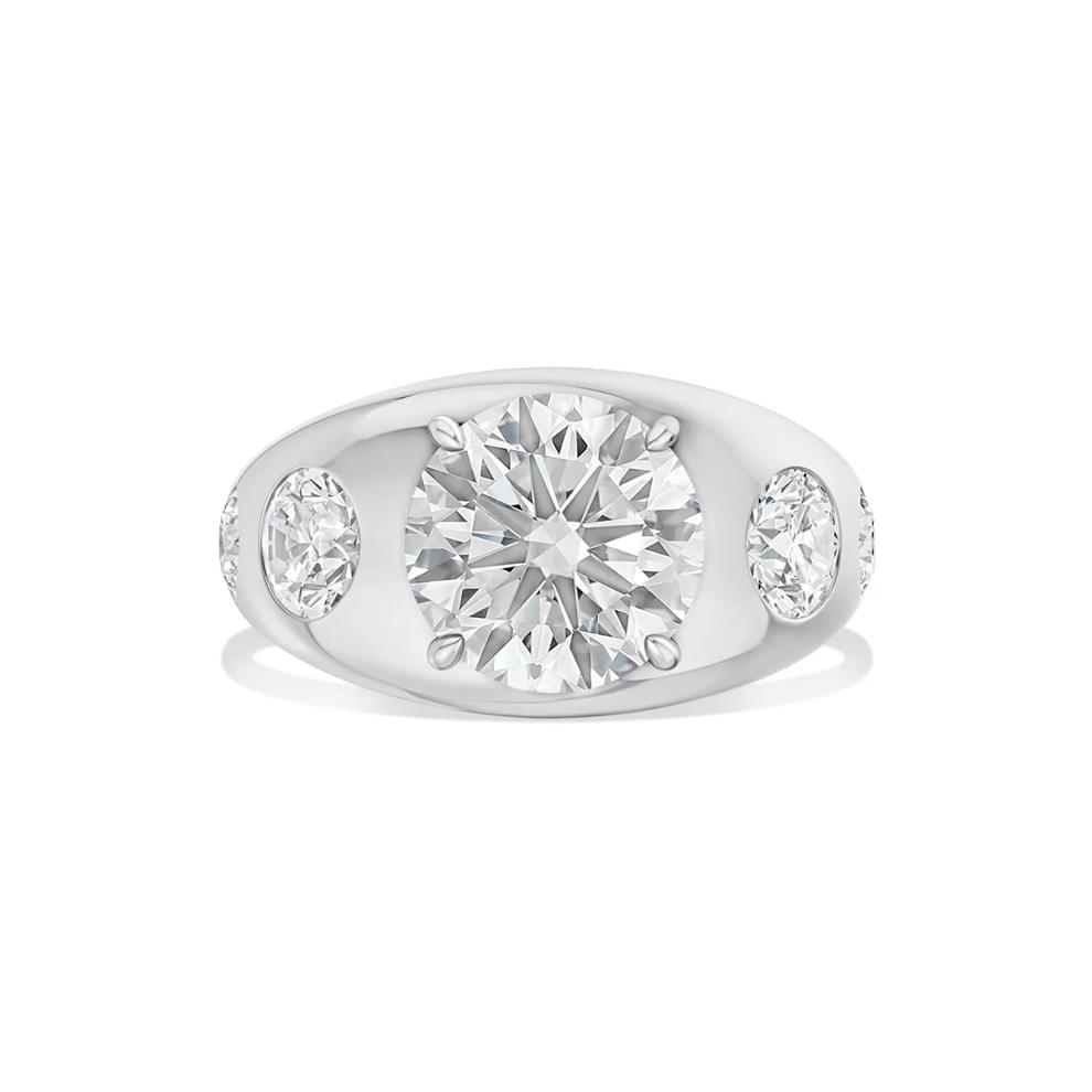 Rory Lab Grown Diamond Engagement Ring in Platinum (4 1/2 ct. tw.) – Image 1 of 4