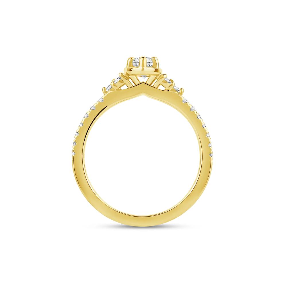 Marquise Diamond Engagement Ring in 14K Yellow Gold (3/4 ct. tw.) – Image 2 of 4