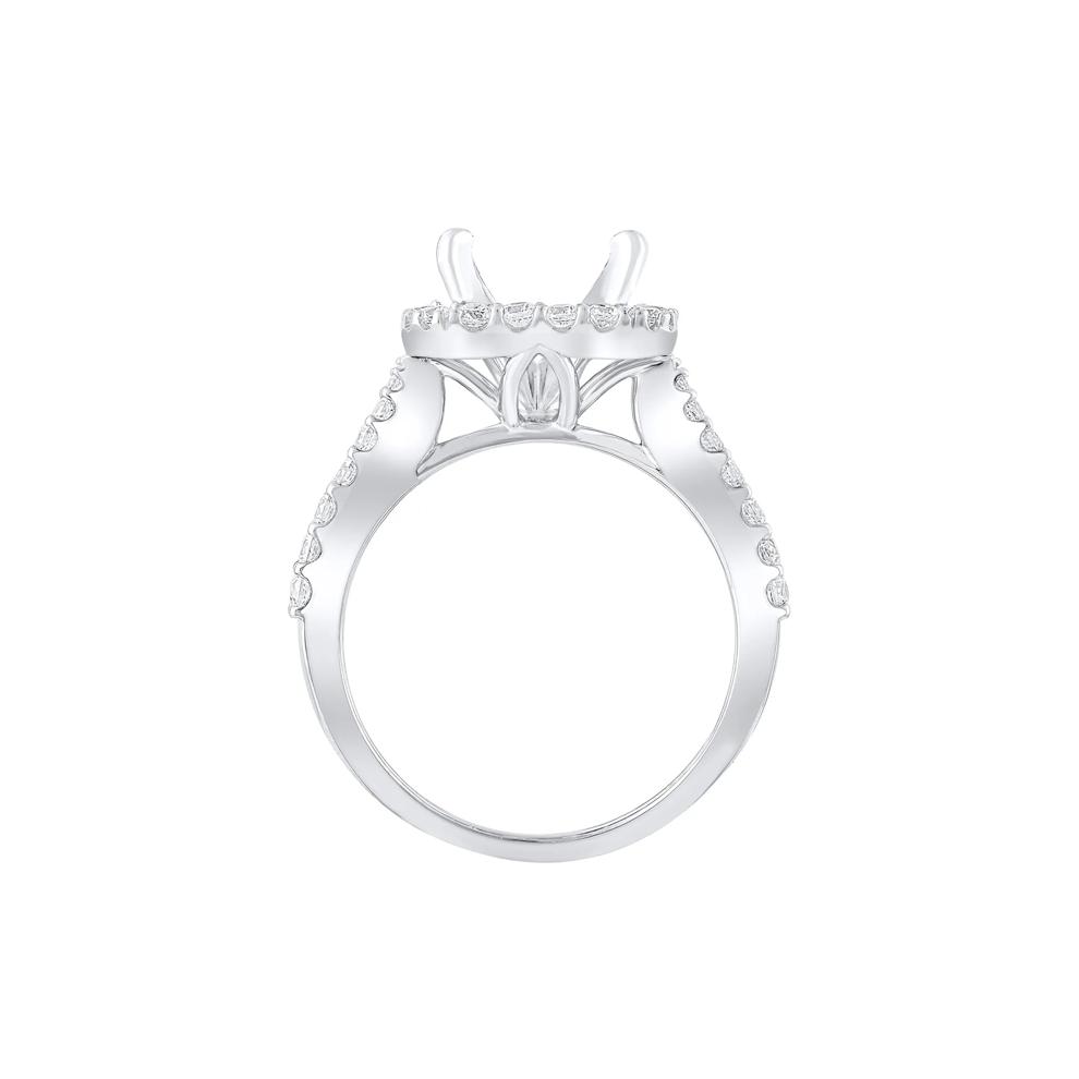 Lab Grown Diamond Semi-Mount Engagement Ring in 14K White Gold (1 1/4 ct. tw.) (Setting Only) – Image 4 of 6