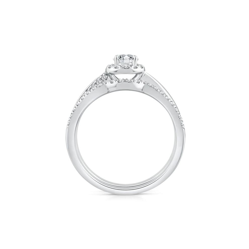 Diamond Engagement Ring in 10K White Gold (5/8 ct. tw.) – Image 2 of 3