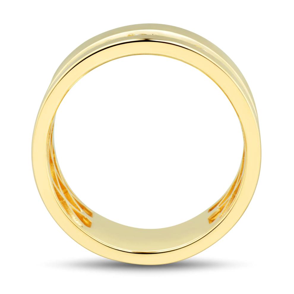 Lab Grown Diamond Anniversary Band in 10K Yellow Gold (1/3 ct. tw.) – Image 3 of 3